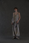 MUTEDANCE Irregular Silk Dress MD22SS21 Floral Dyed Grey PM25